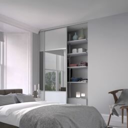 Spacepro Classic Mirrored Sliding Wardrobe Door (H)2220mm (W)610mm - thumbnail 9