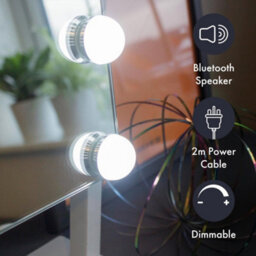 Jack Stonehouse Vivien Hollywood Vanity Mirror With Lights And Bluetooth Speaker - thumbnail 2