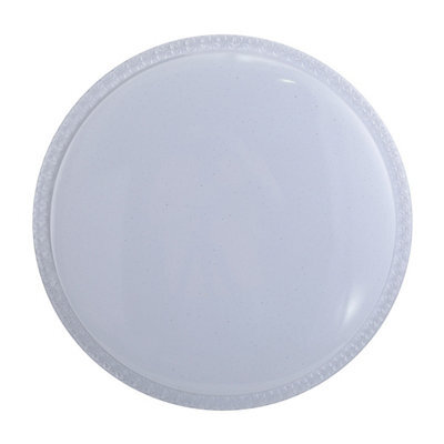 Luminosa Lighting Luminosa Borla 48Cm Flush Ceiling Light White 4000K Neutral White - image 1