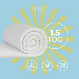 MHG Living 1.5 Tog Summer Duvet, Anti-Allergy Microfibre, Lightweight & Breathable Quilt - Double - thumbnail 8