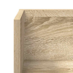 Berkfield Wall Shelves 2 Pcs Sonoma Oak 100X16.5X16.5 Cm Engineered Wood - thumbnail 9