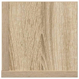 Berkfield Wall Shelves 2 Pcs Sonoma Oak 100X16.5X16.5 Cm Engineered Wood - thumbnail 6