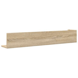 Berkfield Wall Shelves 2 Pcs Sonoma Oak 100X16.5X16.5 Cm Engineered Wood - thumbnail 7