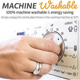 Glamhaus Heated Electric Throw Blanket - Luxurious & Soft Design - 9 Temperature Settings & 9-Hour Timer White - thumbnail 7