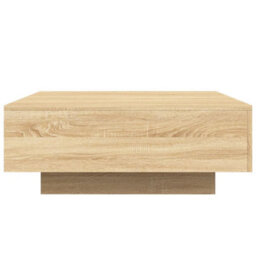 Berkfield Coffee Table With Led Lights Sonoma Oak 80X80X31 Cm - thumbnail 8