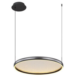 Luminosa Lighting Luminosa Briggs Pendant Ceiling Light Matt Black Led Dimmable 2700-6000K Remote Control - thumbnail 4