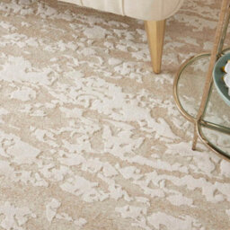 Beige Wool Luxurious Modern Easy To Clean Handmade Optical/ (3D) Abstract Dining Room Bedroom And Living Room Rug -297Cm X 419Cm - thumbnail 3