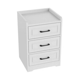 Wooden Bedroom Bedside Cabinet Furniture Storage Nightstand Side Table - thumbnail 6