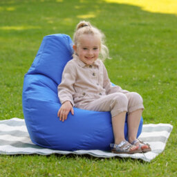 Icon Kids Dalton High Back Bean Bag Indoor Outdoor Blue - thumbnail 2