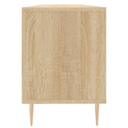 Berkfield Sturdy Tv Cabinet Sonoma Oak 150X30X44.5 Cm Engineered Wood - thumbnail 7