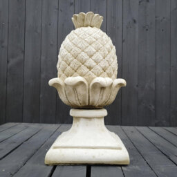 Spa Pineapple Design Gatepost Finial Stone Cast  Flf20