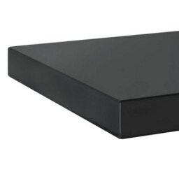 Berkfield Wall Shelves 2 Pcs 50X23.5X3 Cm Black Stainless Steel - thumbnail 8