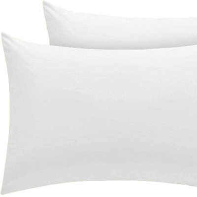 Homes & Linen Pillow Cases 200 Thread Count Egyptian Cotton Pillowcases 2 Pack Soft Cosy And Breathable Envelope Closure Cotton Pillow Cases 50X