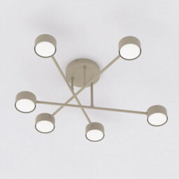 Emibig Lighting Emibig Halo Ceiling Lamp 6 X Gx53 Beige - thumbnail 3