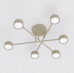Emibig Lighting Emibig Halo Ceiling Lamp 6 X Gx53 Beige - thumbnail 2