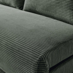 Furniturebox Uk Bobby Green Jumbo Corduroy Double Folding Sofa Bed - thumbnail 6