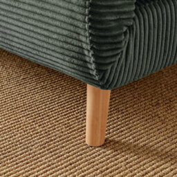Furniturebox Uk Bobby Green Jumbo Corduroy Double Folding Sofa Bed - thumbnail 7