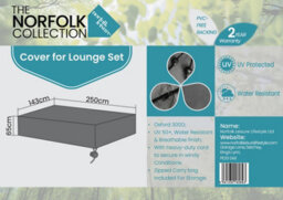 Norfolk Leisure 2 Seater Lounge Set Cover  L250Cm X W143Cm X H65Cm - thumbnail 2