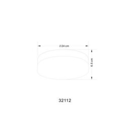 Luminosa Lighting Luminosa Vranos Outdoor Flush Silver Metallic Ip44 Opal Glass Shade 2X E27 - thumbnail 3