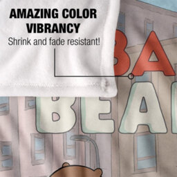 We Bare Bears Silky Baby Supersoft Blanket Green/blue (One Size) - thumbnail 4