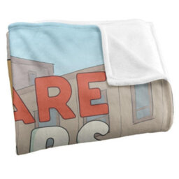 We Bare Bears Silky Baby Supersoft Blanket Green/blue (One Size) - thumbnail 3