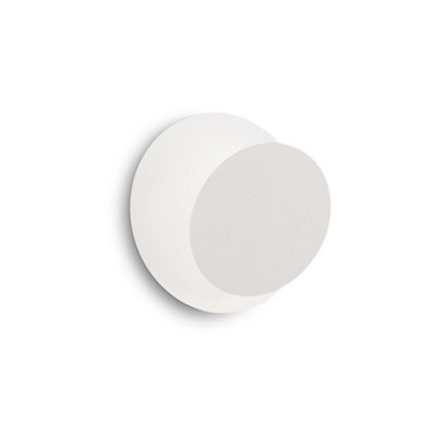 Ideal Lux Tick Integrated Led Indoor Wall Lamp 1 Light White 3000K