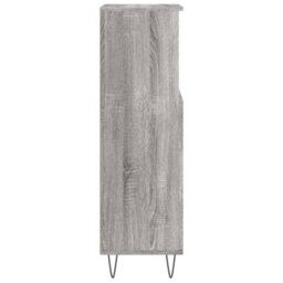 Berkfield Bathroom Cabinet Grey Sonoma 30X30X100 Cm Engineered Wood - thumbnail 7