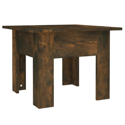 Berkfield Modern Coffee Table Smoked Oak 55X55X42 Cm Engineered Wood - image 1