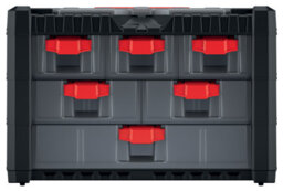 B2C Parts Storage Organiser With Drawers Compartment Cabinet Screws Carry Tool Box Set 1 - thumbnail 2