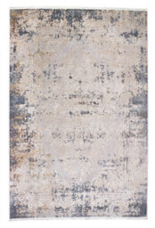 Blue Grey Abstract Rug, Stain-Resistant Rug, Luxurious Rug, Modern Rug For Bedroom, & Dining Room-160Cm X 230Cm - thumbnail 1