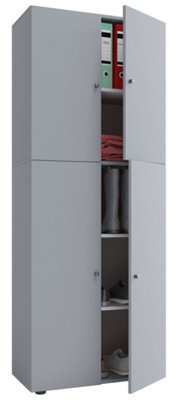 Vcm Wardrobe Lona Gray W. 70 X H. 184 X D. 40 Cm - image 1