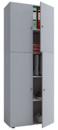 Vcm Wardrobe Lona Gray W. 70 X H. 184 X D. 40 Cm - thumbnail 1