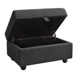 Home Detail Nora Right-Hand Facing Corner Sofa With Storage Footstool, Charcoal Linen - thumbnail 6