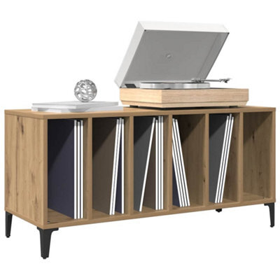 Walplus Record Cabinet Artisan Oak 100X38X48 Cm Engineered Wood - image 1