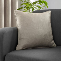 Fusion Strata Luxe Natural Velvet Filled Cushion