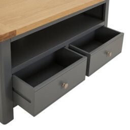 The Furniture Market Marbury Slate Grey Painted Corner Tv Unit Stand Up To 50 Widescreen Tv Size - thumbnail 7