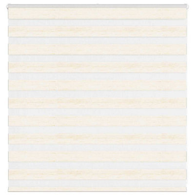 Berkfield Zebra Blind Marble Beige 145X100 Cm Fabric Width 140.9 Cm Polyester - image 1