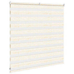 Berkfield Zebra Blind Marble Beige 145X100 Cm Fabric Width 140.9 Cm Polyester - thumbnail 4
