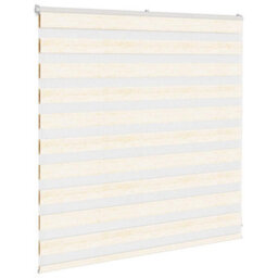 Berkfield Zebra Blind Marble Beige 145X100 Cm Fabric Width 140.9 Cm Polyester - thumbnail 3