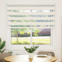 Berkfield Zebra Blind Marble Beige 145X100 Cm Fabric Width 140.9 Cm Polyester - thumbnail 2