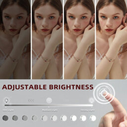 Hollywood Vanity Make Up Mirror With Lights 15 Led Standing Mirror Wall 58X46Cm - thumbnail 2