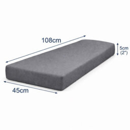 House Of Home Outdoor Bench Cushion Dark Green 2 Seater 108Cm - thumbnail 2