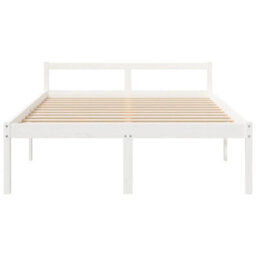 Vidaxl Senior Bed Without Mattress White 150X200Cm King Size - thumbnail 4