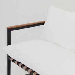 Home Detail Marbella Black Garden Corner Set With Ivory Cushions - thumbnail 6