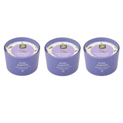 Pack Of 3 Pan Aroma Pure Jasmine Scented Jar Candles 85G - image 1