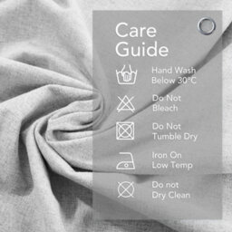 Deconovo Linen Look Full Blackout Curtains Eyelet Thermal Insulated With Coating Back Layer 46X90 Inch Light Grey 1 Pair - thumbnail 6