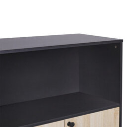 Beliani Storage Unit Zehna Brown/ Black - thumbnail 8