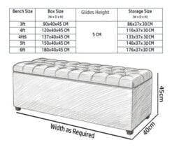 150Cm Chesterfield Plush Velvet Forest Green Upholstered Storage Ottoman Bench - Deep Tufted Lid & Wooden Leg - thumbnail 3
