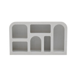 Buttercup Farm Geo Geometric Medium Sideboard/display Cabinet - L38 X W130 X H75 Cm - Brown - thumbnail 1