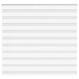 Berkfield Zebra Blind White 160X150 Cm Fabric Width 155.9 Cm Polyester